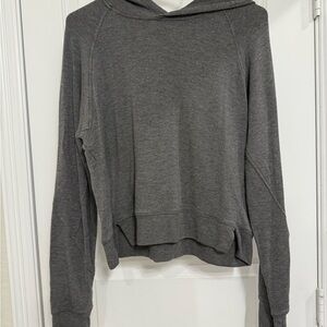 Gray Hooded Sweatshirt